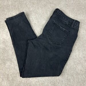 AG Denim Jeans Womens 12P Black Cotton Super Stretch Y2K Streetwear Skinny Leg